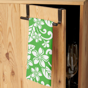 ISLAND PLUMERIA (CITRUS GREEN) KITCHEN TOWEL