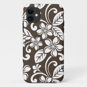 ISLAND PLUMERIA (COFFEE BROWN) iPhone 11 CASE