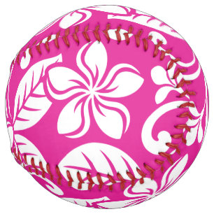 ISLAND PLUMERIA (HOT PINK) SOFTBALL