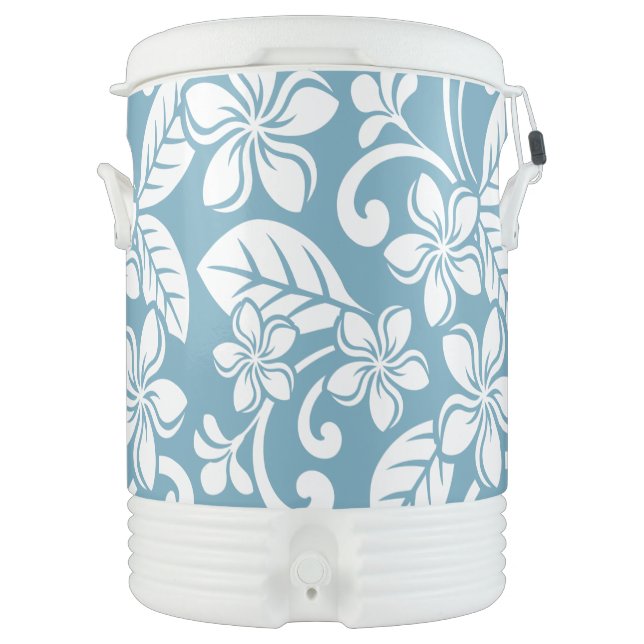 ISLAND PLUMERIA (Igloo Half Gallon Beverage Cooler (Front)