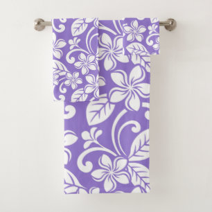 ISLAND PLUMERIA (LAVENDER) BATH TOWEL SET