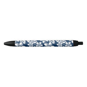 ISLAND PLUMERIA (NAVY BLUE) PEN