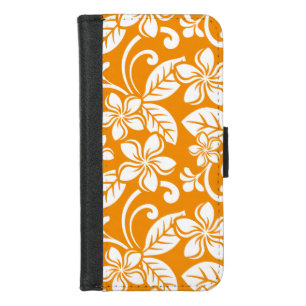ISLAND PLUMERIA (ORANGE) iPhone 8/7 WALLET CASE