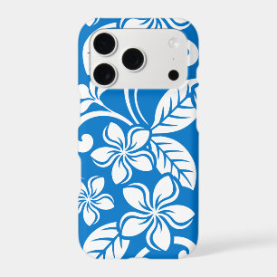 ISLAND PLUMERIA PATTERN IN BLUE SKY iPhone 17 PRO CASE