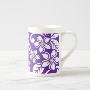 ISLAND PLUMERIA (PURPLE) BONE CHINA MUG