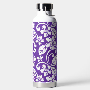 ISLAND PLUMERIA (PURPLE) WATER BOTTLE