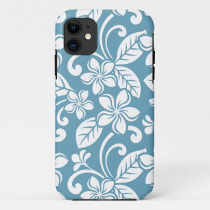 ISLAND PLUMERIA (SLATE BLUE) iPhone / iPad case