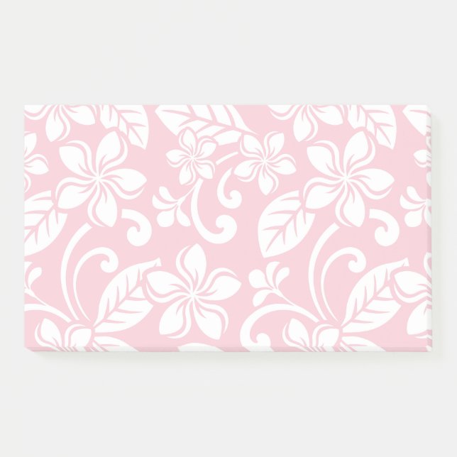 ISLAND PLUMERIA (STRAWBERRY RED) POST-IT NOTES (Front)