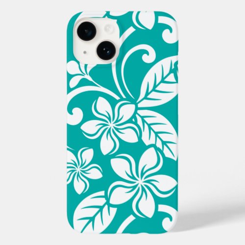 ISLAND PLUMERIA TURQUOISE Case_Mate iPhone 14 CASE