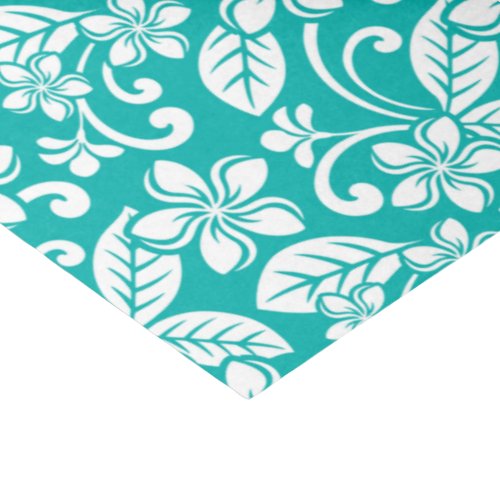 ISLAND PLUMERIA TURQUOISE TISSUE PAPER