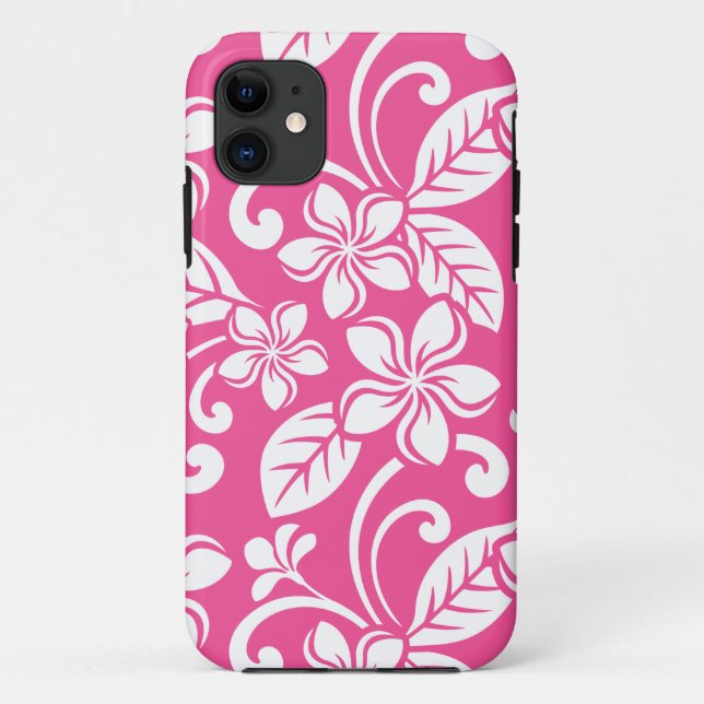 ISLAND PLUMERIA (WATERMELON PINK) Case-Mate iPhone CASE (Back)