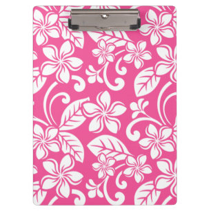 ISLAND PLUMERIA (WATERMELON PINK) CLIPBOARD