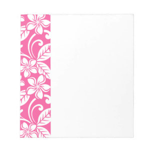 ISLAND PLUMERIA (WATERMELON PINK) NOTEPAD