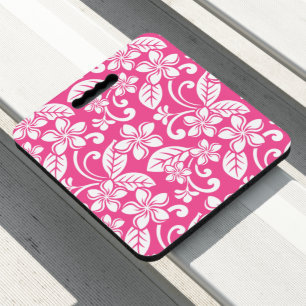 ISLAND PLUMERIA (WATERMELON PINK) SEAT CUSHION