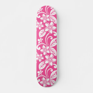 ISLAND PLUMERIA (WATERMELON PINK) SKATEBOARD