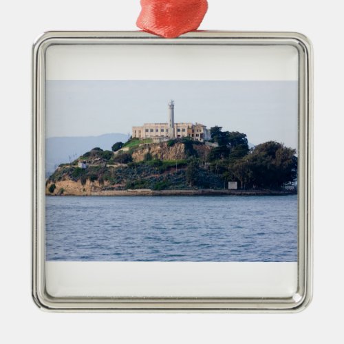 Island Prison Alcatraz Metal Ornament