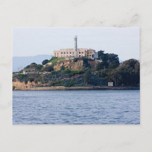 Island Prison Alcatraz Postcard