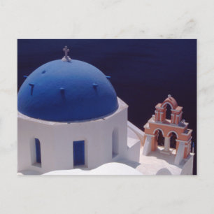 Island Santorini, Greece  Postcard