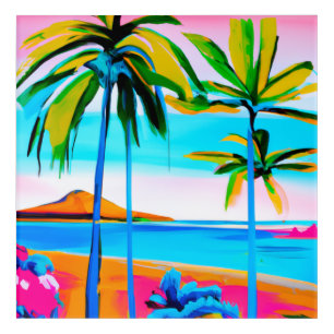 Island scene art