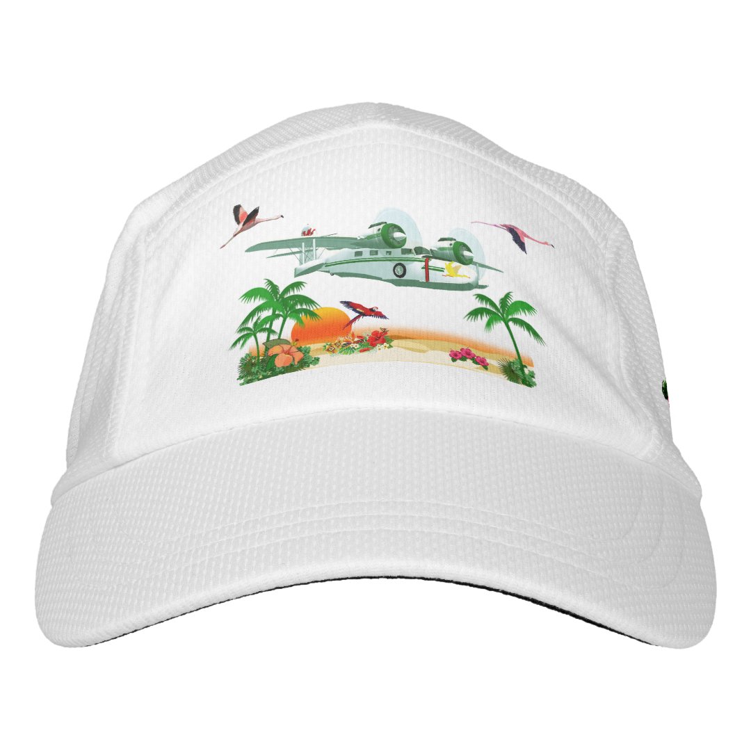 Island Seaplane Beach Hat | Zazzle