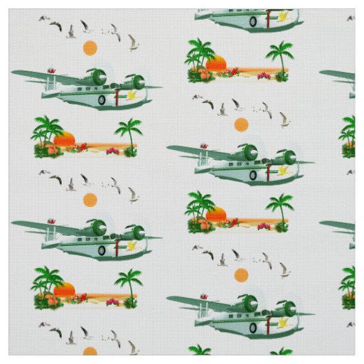 Island Seaplane Fabric