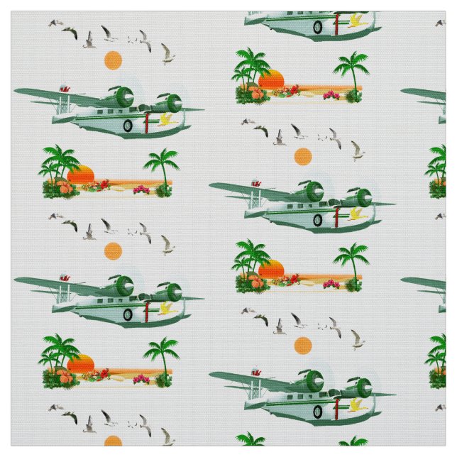 Island Seaplane Fabric (Swatch)