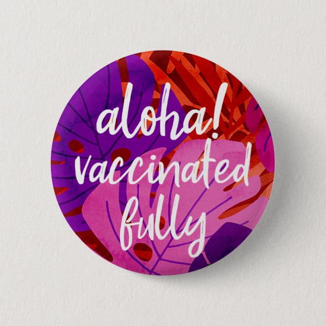 Island Spirit Hawaiian Monstera Vaccinated Red Button (Front)