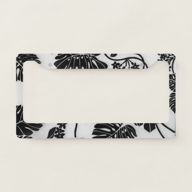 Island style lis plate license plate frame (Front)