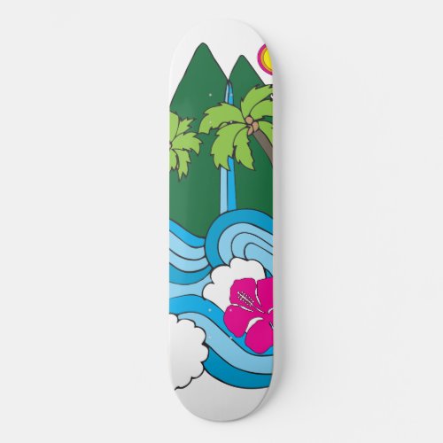 Island style skateboard