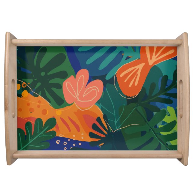 Island style tropical Tray (Front)