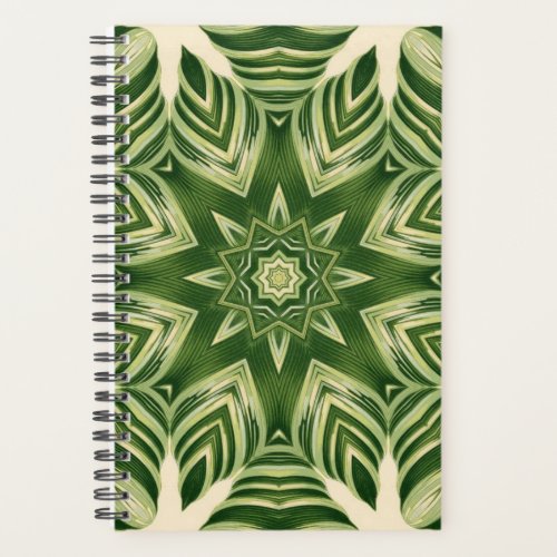 island summer greenery abstract tropical leaves planner