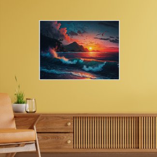 ISLAND SUNSET #1