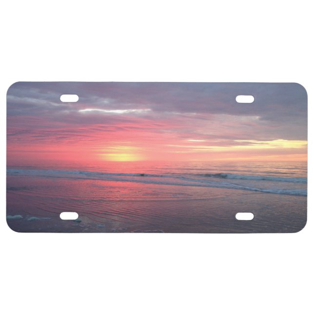 Island Sunset Hilton Head License Plate (Front)