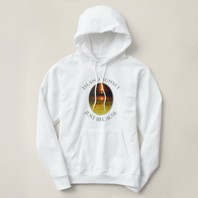                            Island Sunset           Hoodie (Design Front)