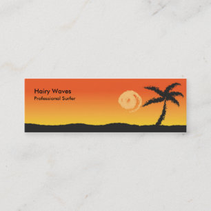 Island Sunset Mini Business Card