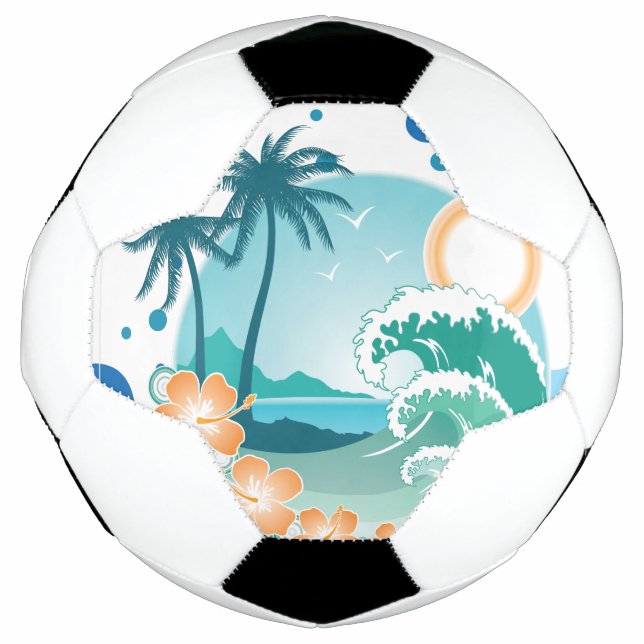 Island Surf Soccer Ball (Front)
