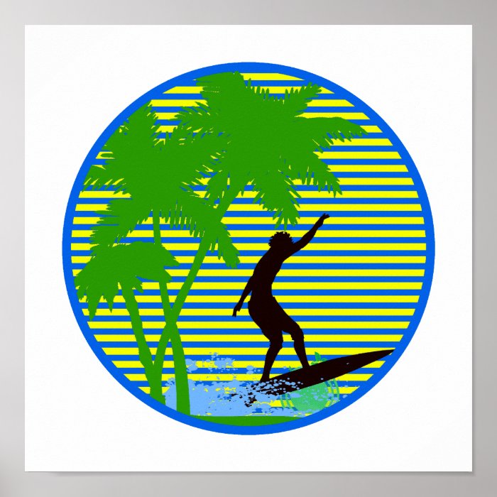 Island Surfer Print