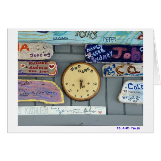 Island Time Cards (Front Horizontal)