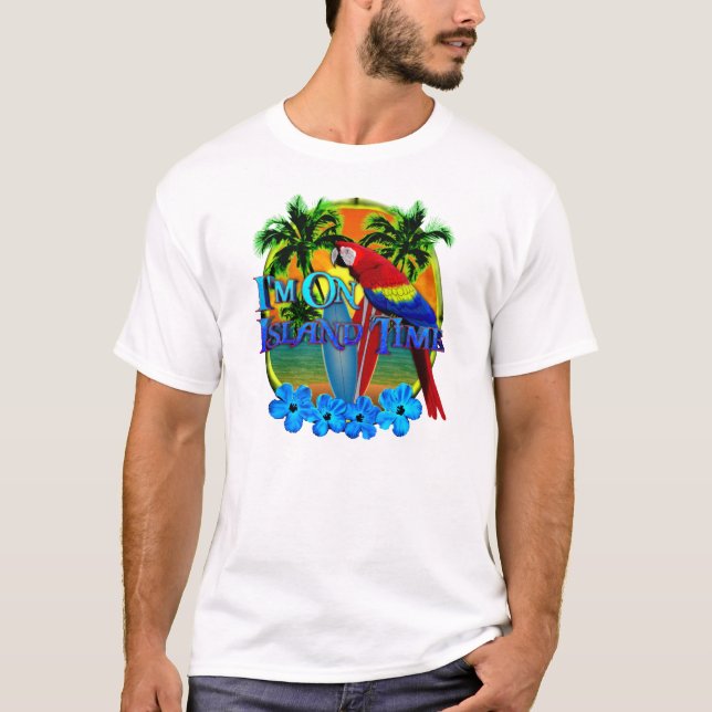 Island Time Sunset T-Shirt (Front)