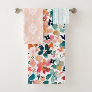ISLAND TIME Tropical Boho Bath Towel Set