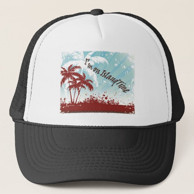 Island Time Trucker Hat (Front)