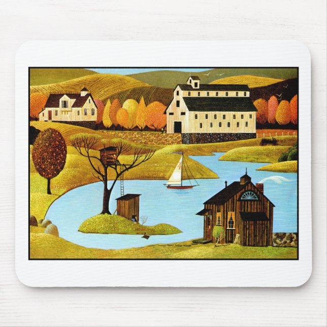 Island Tree House Mouse Pad (Front)