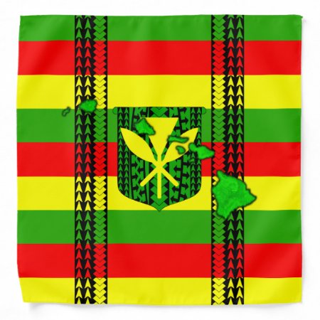 Island Tribal Kanaka Maoli Flag Bandana