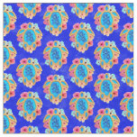 Island Tropical Sea Turtles Floral Fabric