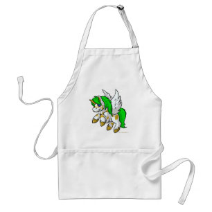 Island Uni flying over Mystery Island Adult Apron