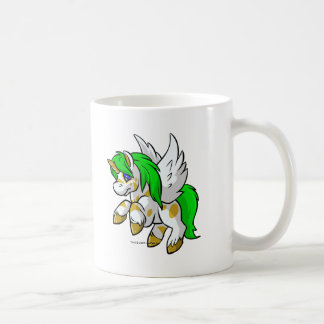 Island Uni flying over Mystery Island Coffee Mug