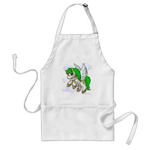 Island Uni keeping close to Mystery Island Adult Apron