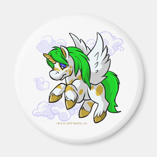 Island Uni keeping close to Mystery Island Magnet (Front)