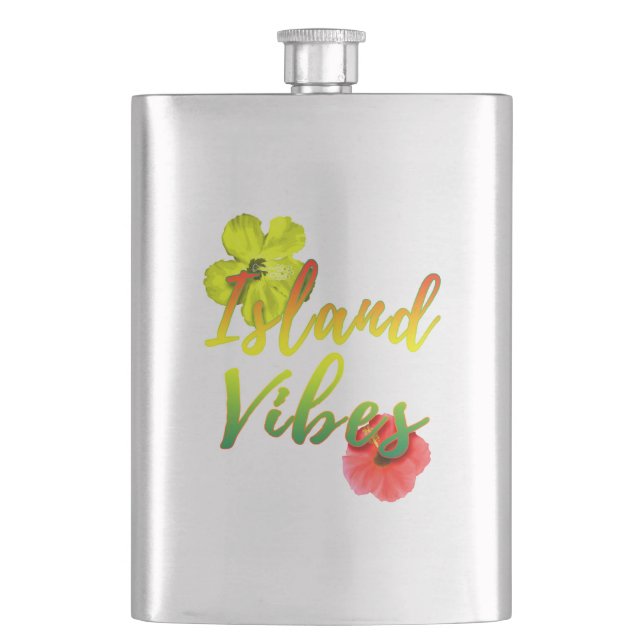 Island Vibes Flask (Front)