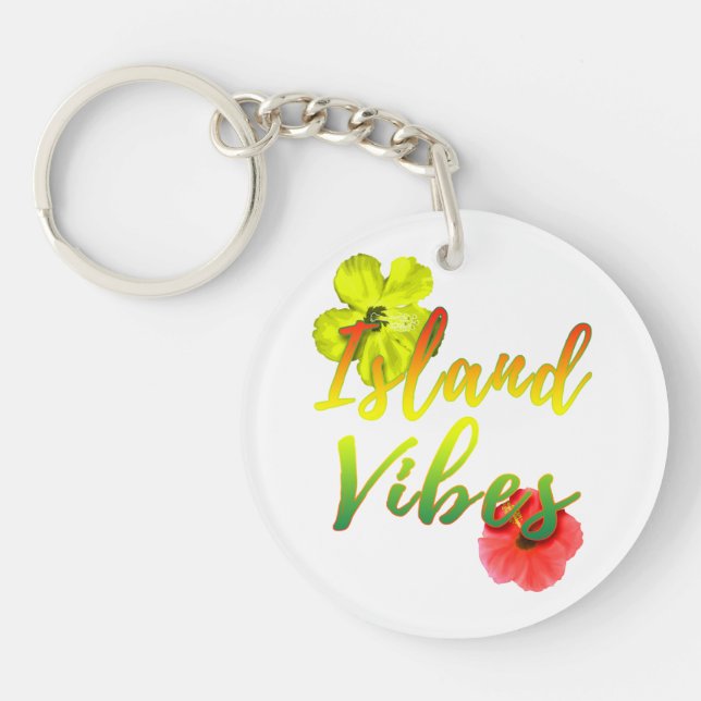 Island Vibes Keychain (Front)